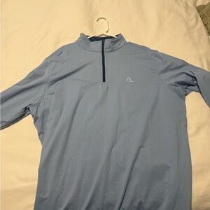 Rhoback Light Blue Quarter-Zip Pullover